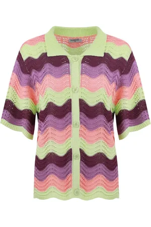 Fluresk Blouse Withney Blouse 25zflf02 231812 Flower Peach/deep Purple Dames