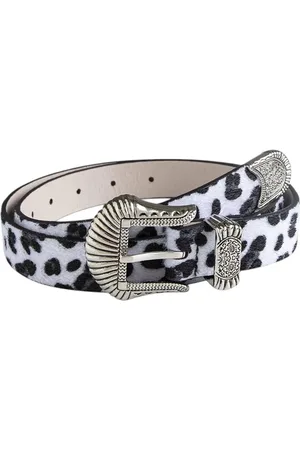 Fashion Favorite Western Riem - Luipaard | Riemlengte 70-90 cm | Furry Imitatieleer |