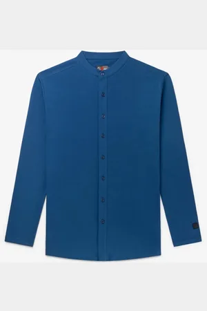 AB Lifestyle Button Up | Navy Peony - Heren