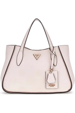 Guess Handtas Schoudertas Keandra Girlfriend Satchel Crème