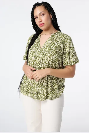 MS Mode Top Luchtige top met print