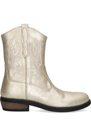 Braqeez 424730-995 Meisjes Cowboy Boots - - Suède - Ritssluiting