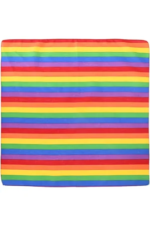 Fako Bijoux® Fako Fashion® - Bandana - Hoofddoek - Mondbescherming - Zakdoek - Sjaal - Gestreept - Rainbow