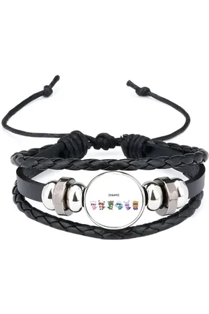 Akyol Dieren superhelden met eigen naam armband zwart - Superhelden - kinderen - leuke cadeau voor iemand die van houdt van superhelden - verjaardagscadeau - kado - gift