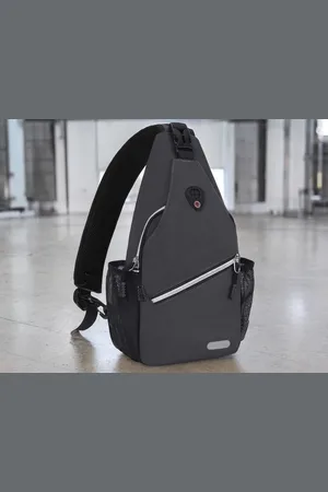 Merkloos Mini sling bag sling rugzak, kleine borsttas crossbody tas wandelen dagrugzak reizen outdoor vrije tijd sporttas een schoudertas voor heren en dames