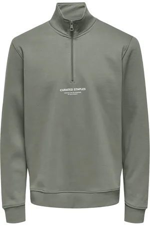 Only & Sons Curated Half Zip Sweater Heren