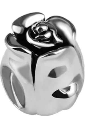 quiges 925 - Zilveren - Bedels -Sterling - Beads - Roos Kraal Charm - Geschikt – voor - alle bekende merken - Armband Z515