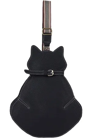 Merkloos Kattenvorm Crossbody Tas - Retro - Geschikt voor Dames