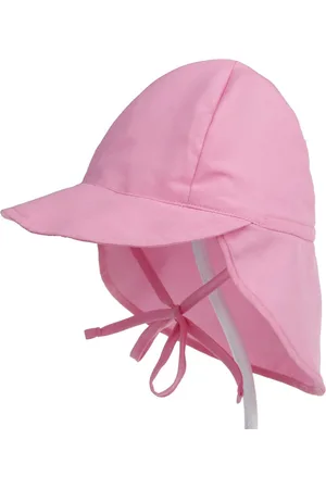 Merkloos Kinderzonnehoed - Pet met klep - Unisex - Baby- en kindermuts - Met nekbescherming - UV-bescherming 50+ - Zomerhoed - Knoopbaar - Hoofddeksel - Bescherming tegen de zon en zonneklep - Outdoor - Ademend mesh - L (Hoofdomtrek 48-54 cm)