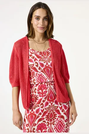 Garcia Dames Vest Rood 3/4 sleeve