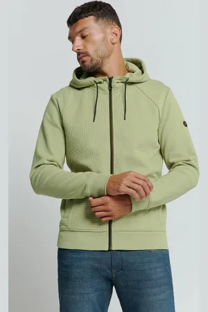 No Excess Vest met capuchon en jacquardpatroon: Comfort en stijl in één
