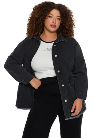 Trendyol Antraciet Oversized Spijkerjack Tbbaw24Ag00022