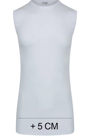 Beeren Heren mouwloos shirt katoen Extra lang - L