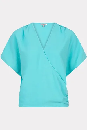 Esqualo Top overlap crinkle