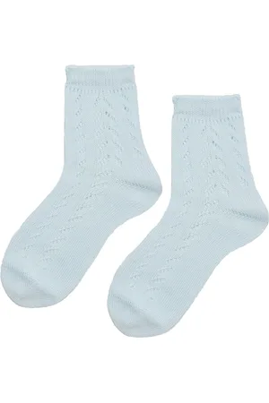 iN ControL 2pack licht blauwe jacquard sokken 27/30