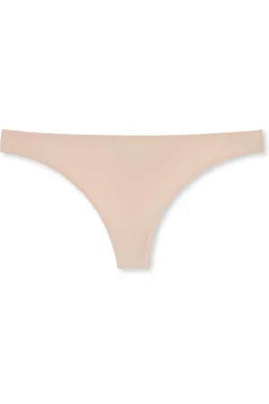 Schiesser String microvezel kant zand - Invisible Lace Dames Onderbroek