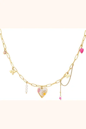 Yehwang Blossom Dreams ketting - goudkleur