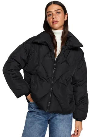Trendyol Grijs Oversize Waterafstotende Gewatteerde Jas Tweeaw24Mo00146