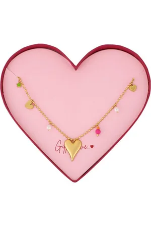 Yehwang Gift of love stainless steel ketting - - Stainless Steel - Bedelketting - Nikkel Free - Moederdag Cadeautje - Ketting dames - Waterproof