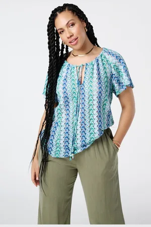 MS Mode Top Top met gebreide look