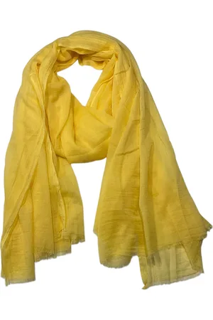 Merkloos Lange Dunne Sjaal - Geel - 180 x 98 cm (8631982647#)