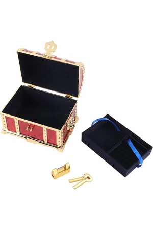 Merkloos Sieradendoos Opbergdoos voor Sieraden Ringen en Kettingen - Vintage Design voor Bruiloft Decoratie