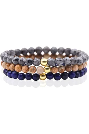 Memphis Stacked Kralen Armbanden set - 6mm Mix