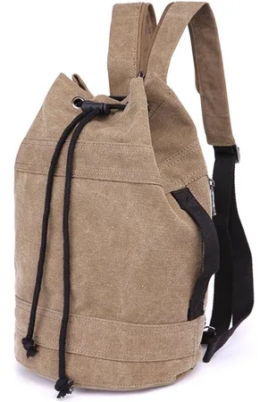 Merkloos Rugzakken Dames Heren Dagrugzakken Plunjezak Canvas rugzak Canvas reistassen Schoudertas Weekender schoudertassen.