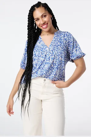 MS Mode Top Luchtige top met print