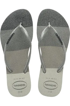 Havaianas Slim Pallet Glow Meisjes Slippers - White