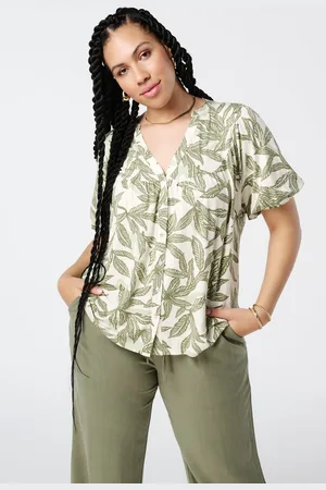 MS Mode Top Luchtige top met print