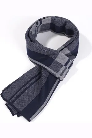 Lazy Cat Sjaal Heren - Katoen – Mannen – Blue & Grey