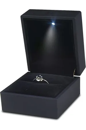 Merkloos LED-licht sieradendoos - Sieradengeschenkdoos - Geschikt voor kettingen, ringen, oorbellen, armbanden, damescadeaus of huwelijkscadeaus, enz.