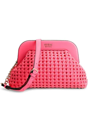 Guess Koppeling Schoudertas Sicilia Lilica Frame Clutch Roze