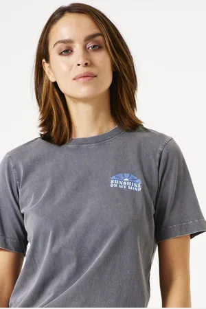 Garcia Dames Chest print T-shirt Korte mouw