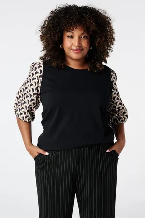 MS Mode T-shirt T-shirt met pofmouwen