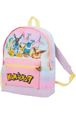 Merkloos Rugzak voor meisjes Eevee officiële Eeveelutions Pokemon Go school reizen lunchtas - Roze Eevee outfit