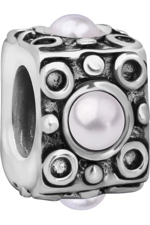 quiges 925 - Zilveren - Bedels -Sterling - Beads - Kunstparel Ornament Kraal Charm - Geschikt – voor - alle bekende merken - Armband Z268