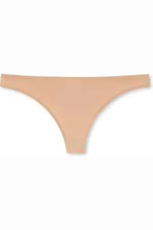 Schiesser String microvezel kant maple - Invisible Lace Dames Onderbroek - maple