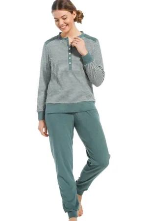Pastunette Badstof dames pyjama NOS - - Warme winter pyjama - 50