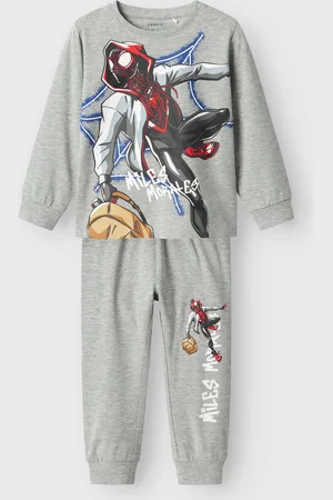 NAME IT NMMNOS SPIDER LS NIGHTSET MAR Jongens Pyjamaset