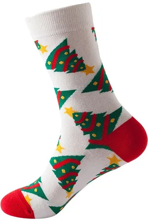 Merkloos Sokken Kerst - - Katoen - Uniseks - Schoenmaat 38-45