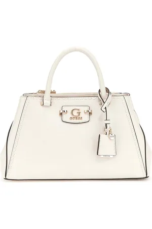 Guess Handtas Schoudertas Nastra Society Satchel Crème