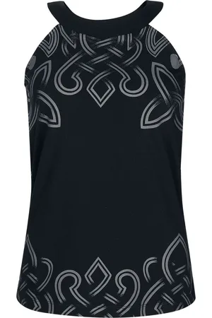 EMP Mouwloos shirt met noordse ornamenten Vrouwen - M