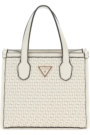 Guess Handtas Schoudertas Silvana 2 Compartment Mini Tote Beige