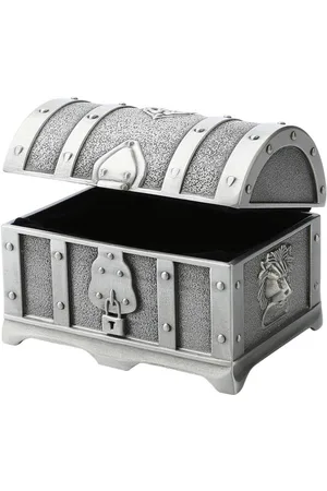 Merkloos Schatkist Mode Klein Vierkant Gepersonaliseerde Vintage Anique Metalen Sieraden Doos Zinklegering