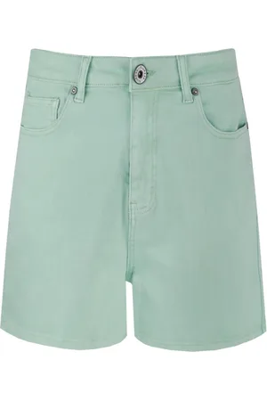 Fluresk Broek Keshia Shorts 25zfnf04 754 Edge Water Green Dames