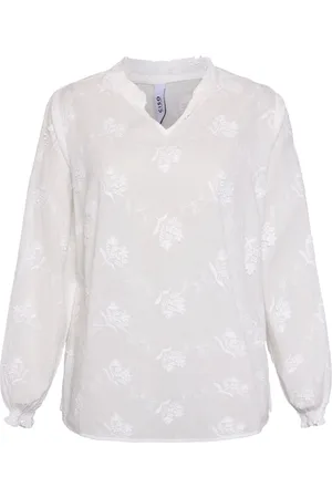 Merkloos Ciso blouse offwhite maat 40