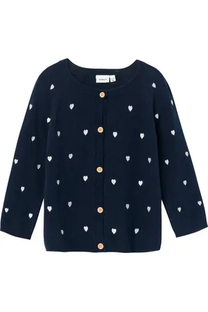NAME IT NMFBEHEART LS KNIT CARD - Meisjes - Cardigans