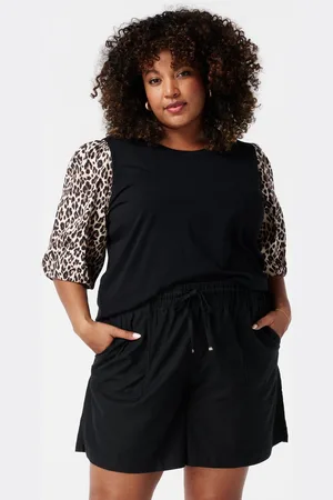 MS Mode T-shirt T-shirt met pofmouwen
